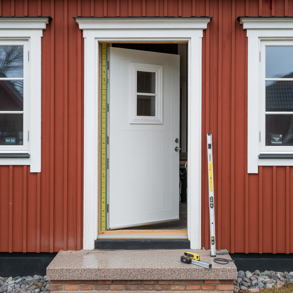 byta ytterdorr kostnad u varde matt och montage